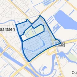 Kaart van Zandweg-Oostwaard