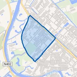 Kaart van Lanenkwartier