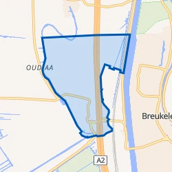 Kaart van Polder Breukelerwaard