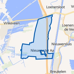 Kaart van Polder Oukoop