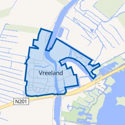 Kaart van Vreeland Dorp