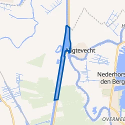 Kaartje van Kanaalzone sector Nigtevecht