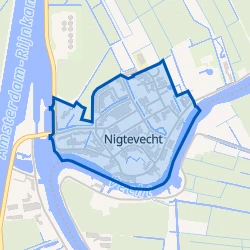 Kaart van Nigtevecht Dorp
