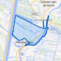Kaart van Polder Sticht