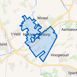 Kaart van Buitengebied Nieuwe Niedorp