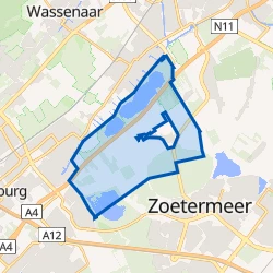 Kaart van Landelijk gebied Stompwijk