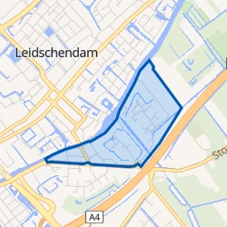 Kaart van Leidschendam - Zuid De Tol / 't Hert