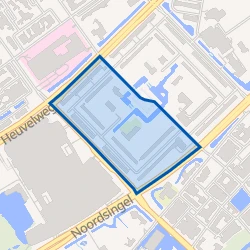 Kaart van De Heuvel zuid