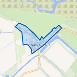 Kaart van Goedereede havenhoofd