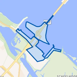 Kaartje van Stellendam haven