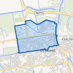 Kaart van Dirksland noord