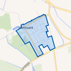 Kaart van Melissant woonkern
