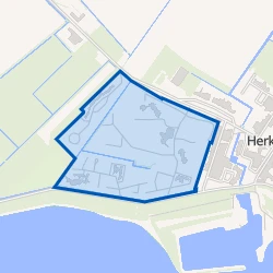 Kaart van Herkingen buitenplaats