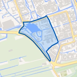 Kaart van Keijzershof Eilanden