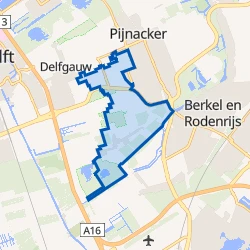 Kaart van Zuidpolder Oude Leede