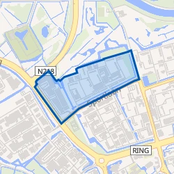 Kaart van Schiekamp-Noord