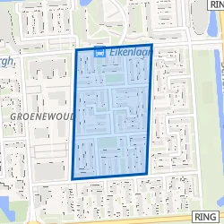 Kaart van Groenewoud-Huur