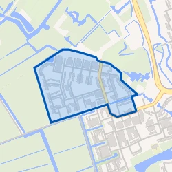 Kaart van Vogelenzang-Noord