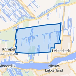 Kaart van Tiendweg-West