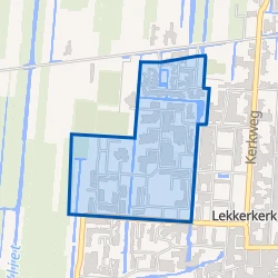 Kaart van Lekkerkerk-Oost