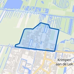 Kaart van Tiendweg Noord