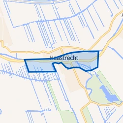 Kaart van Haastrecht-Dorpskern