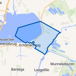 Kaart van Delfstrahuizen-Kom