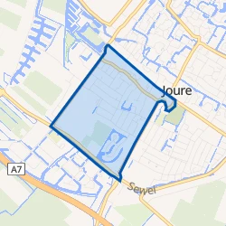 Kaart van Joure, Blaauwhof