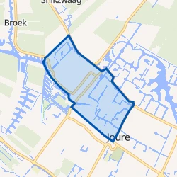 Kaart van Joure, Centrum