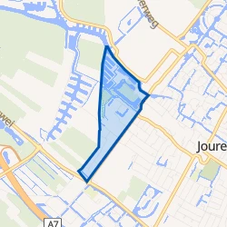 Kaart van Joure, Jonkersland