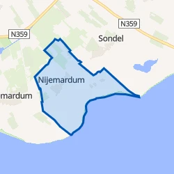 Kaart van Nijemirdum