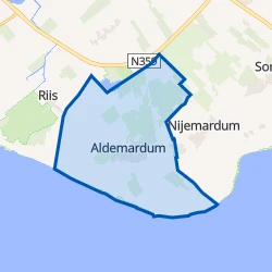 Kaart van Oudemirdum