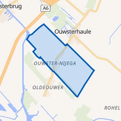 Kaart van Ouwster-Nijega