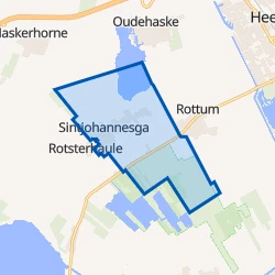 Kaart van Sintjohannesga