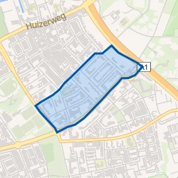 Kaart van Bloemenbuurt