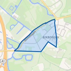 Kaart van Bos van Bredius-Noord