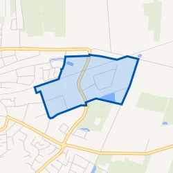 Kaartje van Bedrijventerrein Mies