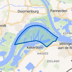 Kaartje van Buitengebied Millingerwaard