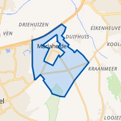 Kaart van Buitengebied Mariaheide