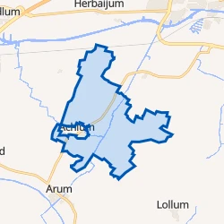 Kaart van Buitengebied Achlum