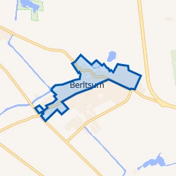 Kaart van Berltsum Noord