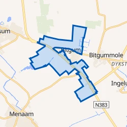Kaart van Buitengebied Bitgum