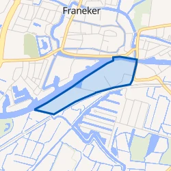 Kaartje van Franeker Industrieterrein Zuid