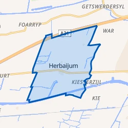 Kaart van Herbaijum