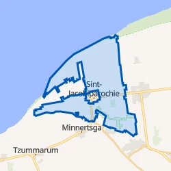 Kaart van Buitengebied St.-Jacobiparochie