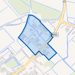 Kaartje van Minnertsga Bedrijventerrein Boskdykje