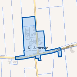 Kaart van Nij Altoenae