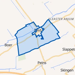 Kaartje van Buitengebied Ried