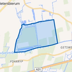 Kaartje van Sexbierum Waddenglas