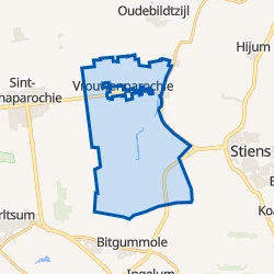 Kaart van Buitengebied Vrouwenparochie